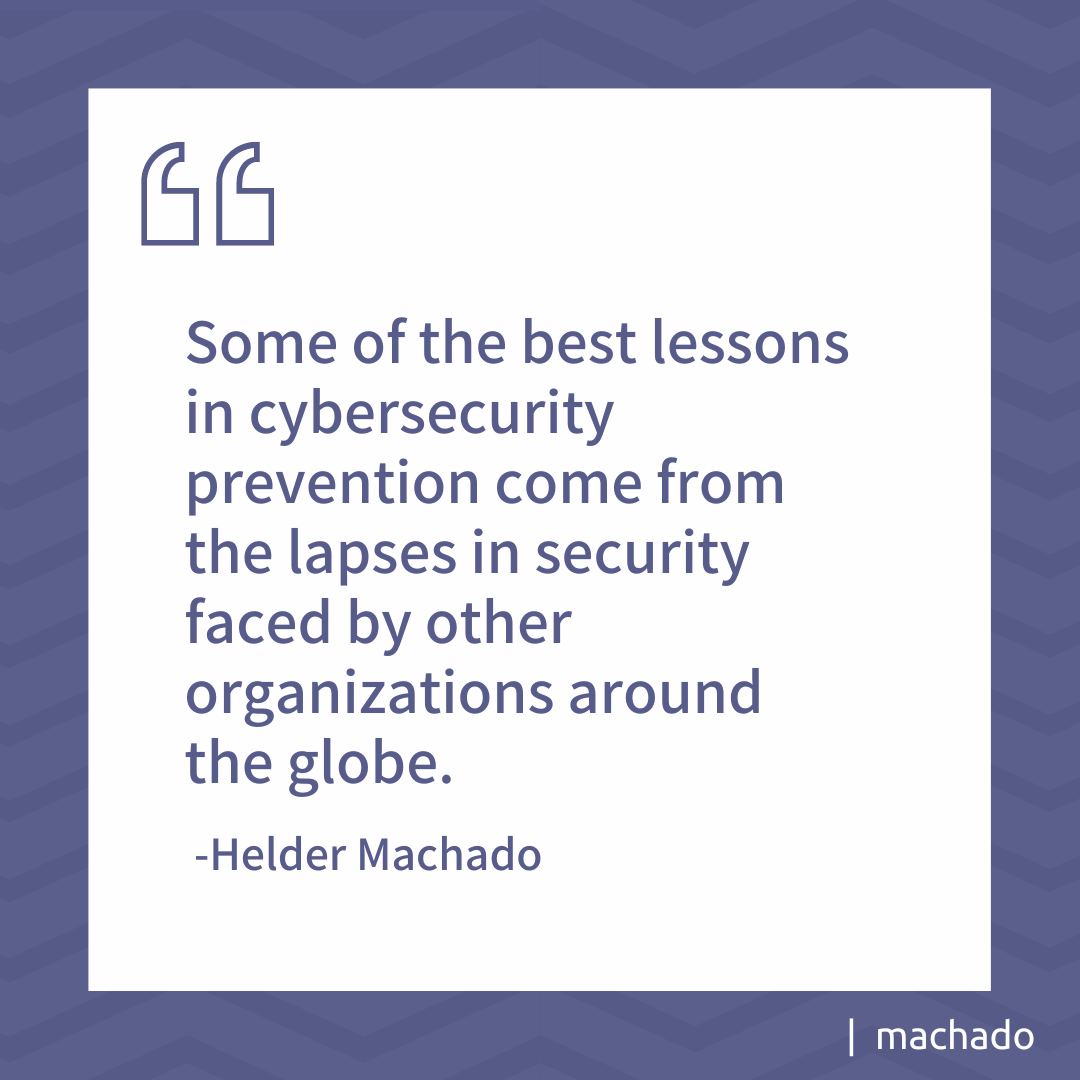 Lessons from the cyber attack
